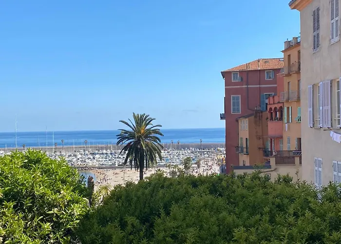 Le Palmero Centre Ville, Plage, Clim דירה