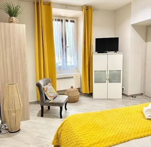 Le Palmero Centre Ville, Plage, Clim מנטון