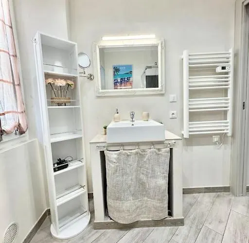 Appartement Le Palmero Centre Ville, Plage, Clim Menton